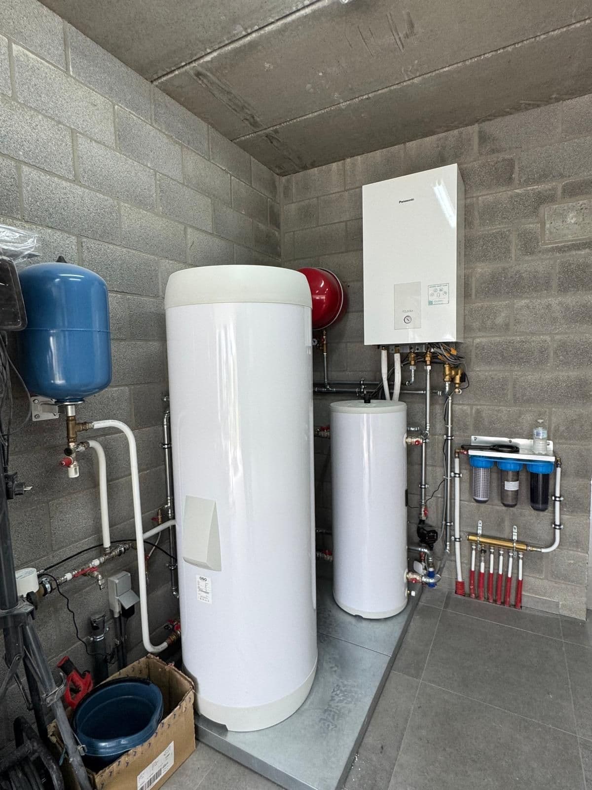 Chauffe-eau thermodynamique Atlantic installé