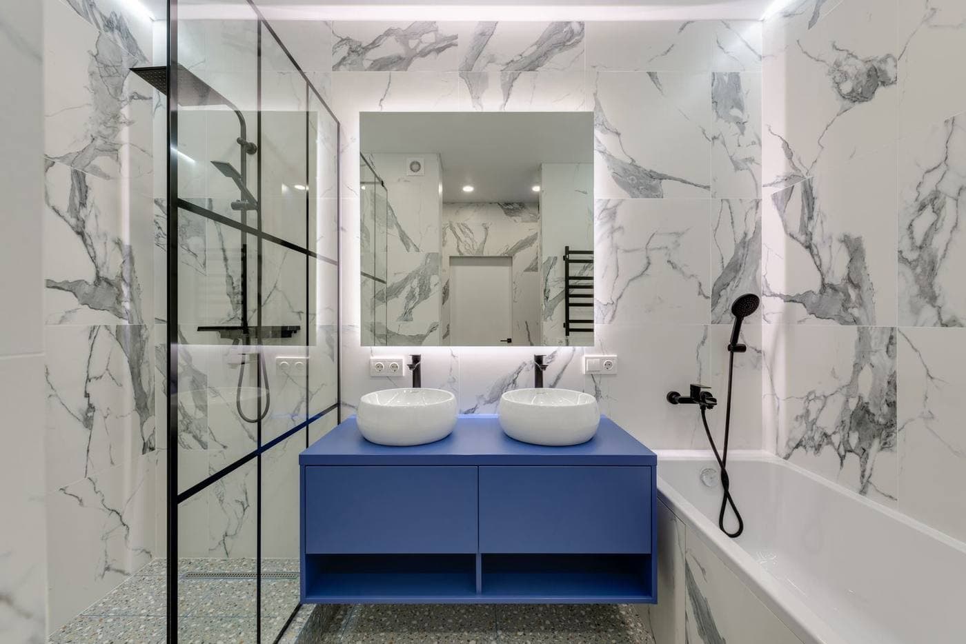 Salle de bains moderne rénovée